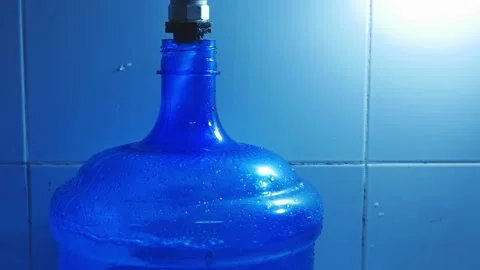 Process of drinking water production in drinking water plants Stock Footage 142369721