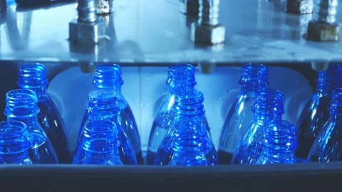 Process of drinking water production in drinking water plants Stock Footage 142369737