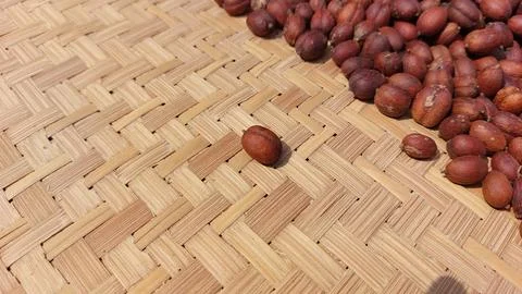 The process of drying coffee beans Stock Photos