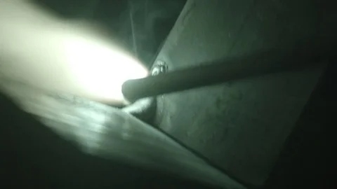 The process of electrode welding Stockbeeldmateriaal 82207873