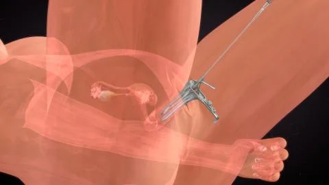 Process of embryo transfer Stock Illustration