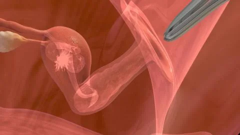 .Process of embryo transfer Stockillustratie