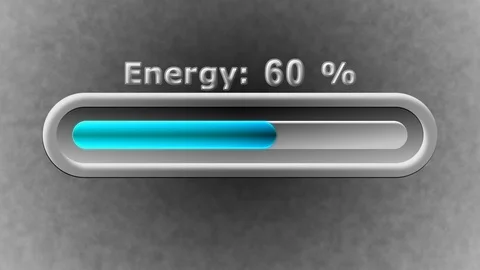 Process of Energy in the screen. 4K Resolution. Prores 4444. Illustration. Stock Footage 105468174