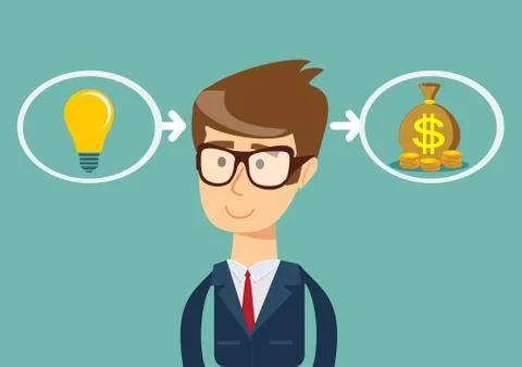 The process of finding a solution. Stock Illustration