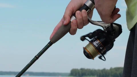 The process of fishing. Video stock 233241779
