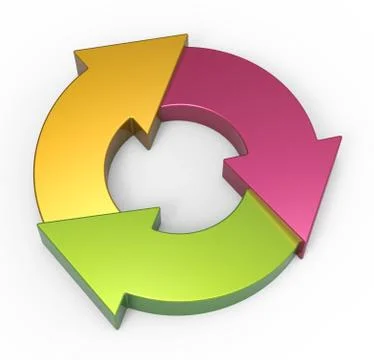 Process flow chart diagram Stock Illustration
