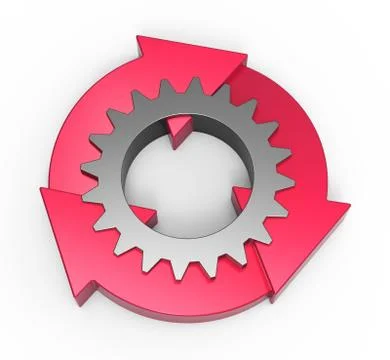 Process flow chart diagram Stock Illustration