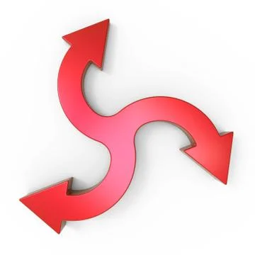 Process flow chart diagram Illustrazione stock
