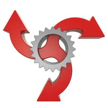 Process flow chart diagram Stock Illustration