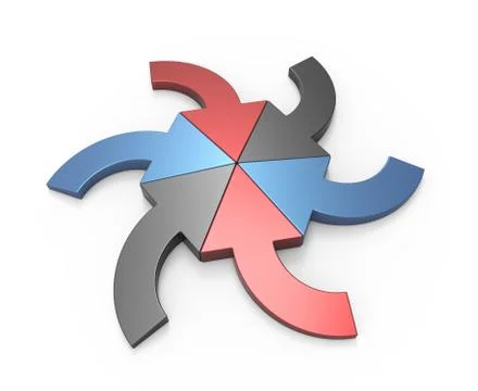 Process flowchart diagram Stock Illustration