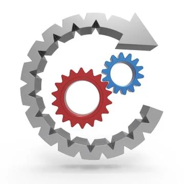 Process flowchart diagram Stock Illustration