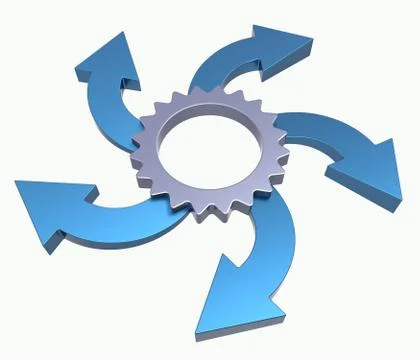 Process flowchart diagram Stock Illustration
