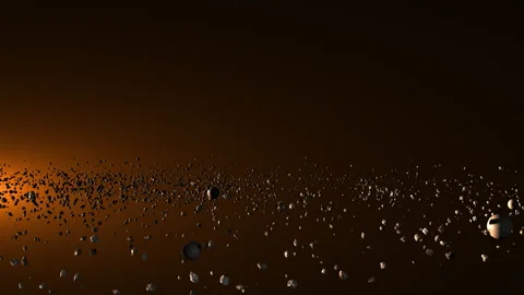 The process of formation of the solar system 2 Stock Footage 284896305