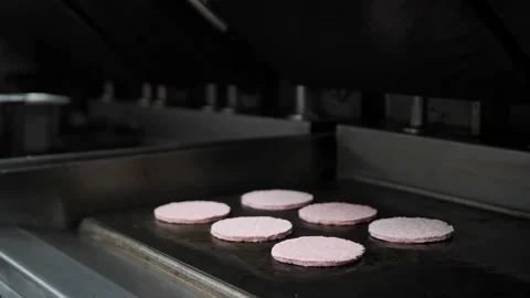 The process of frying meat steak on the stove. Video stock 173737081