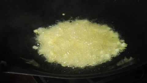 The process of frying potatoes in a pan Video stock 277309451