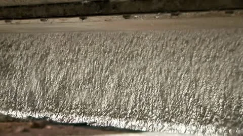 Process of galvanizing of a steel sheet Stock Footage 12239855