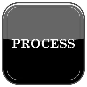 Process icon Illustrazione stock