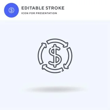 Process icon vector, filled flat sign, solid pictogram isolated on white, logo Stock Illustration