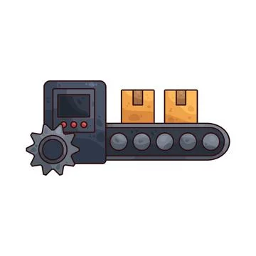 Process illustration Stock Illustration