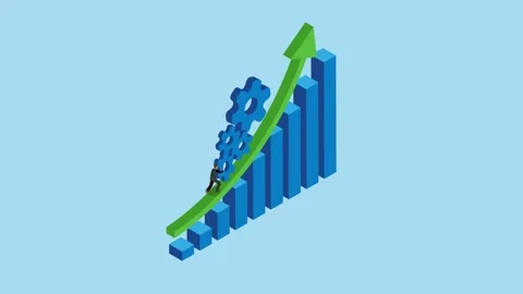 Process improvement, efficiency to increase productivity Stock Footage 255022751