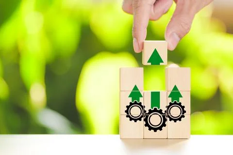 Process to Increase Productivity. Stock Photos