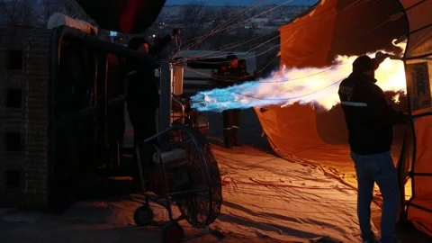 The process of inflating balloons Stock Footage 157690226