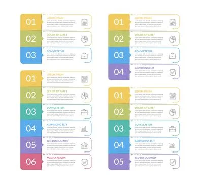 Process Infographics 스톡 일러스트