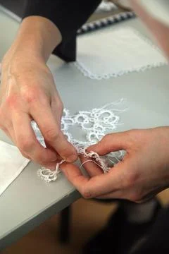 Process of lace-making Process of lace-making Copyright: xZoonar.com/Zvoni... Stock Photos