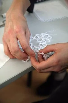 Process of lace-making Process of lace-making Copyright: xZoonar.com/Zvoni... Stock Photos