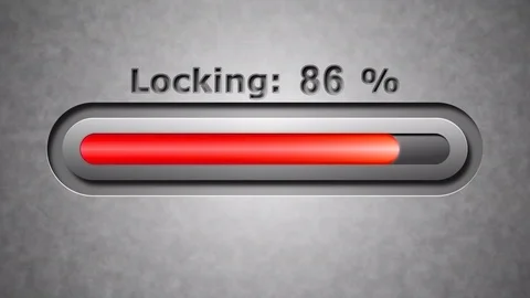 Process of Locking. 4K Resolution. Encoder Prores 4444. Great Quality. Stock-Footage 76495093