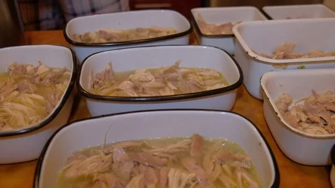 The process of making aspic Vídeo Stock 324878834