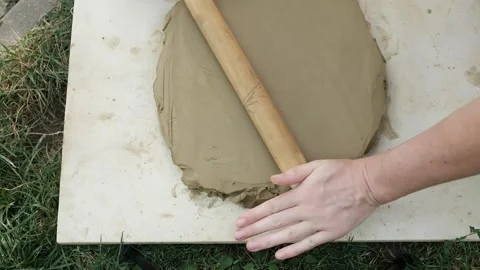 Process of making bas-relief. Botanical bas-relief DIY. Stock Footage 316920601
