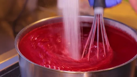The process of making berry jam. Stock Footage 231627191