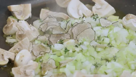 The process of making black truffle sauce. Video stock 275893000