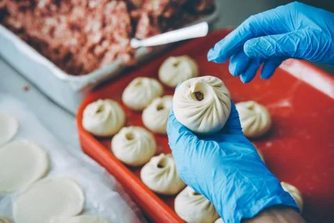 Process of making buuza Stock Photos