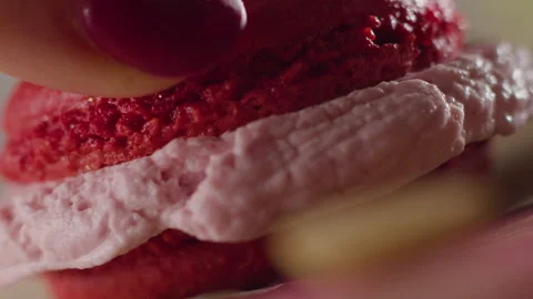 The process of making a cake. The pastry chef decorates the cake Stock Footage 168816768