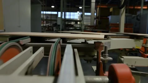 The process of making ceramic tiles. Ceramic tile manufacturing plant. A Stock Footage 321055019