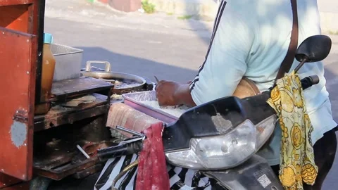 Process of making chicken sticks Stock Footage 280812585