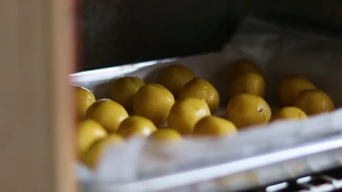 The process of making Chinese pine apple biscuit Stock Footage 101245040