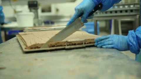 The process of making chocolate at Emirates Flight Catering's Vidéo 133184521