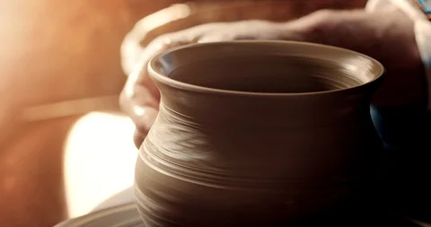 Process of Making Clay Jug Видео 109066669