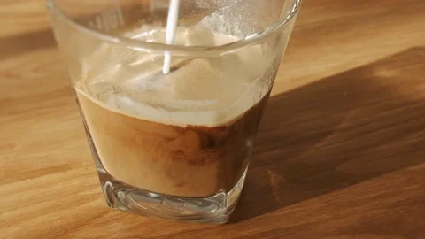 The process of making coffee, espresso in a coffee maker Stock Footage 150735978