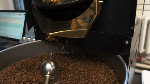 The Process of Making Coffee Stock Footage 110914696