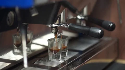 The process of making coffee Stock Footage 159897480