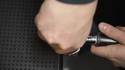 The process of making coffee Stock Footage 159897504