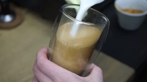 The process of making coffee Stock Footage 159897857