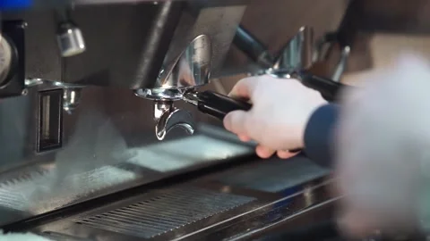 The process of making coffee Stock Footage 163567023