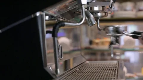 The process of making coffee : grilling coffee beans Stock Footage 82547145