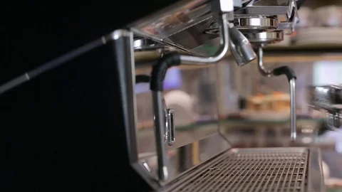 The process of making coffee : grilling coffee beans Stock Footage 82547175