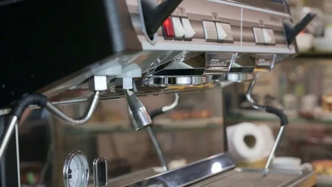 The process of making coffee : grilling coffee beans Stock Footage 82547196